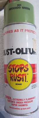 931 Avocado Green Rust-Oleum Stops Rust Paint Tin Can VTG For Display Only1978 • $33.24