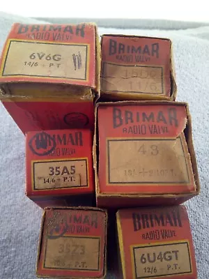 Brimar 15D2 43 6U4GT 35A5 35Z3 6V6G. Valve / Tube. New Old Stock. • £9.99