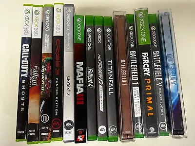 Xbox One 360 Video Game Lot. Battlefield FarCry Crysis Fall Out Mafia • $19.99