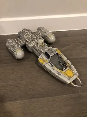 Star Wars - Vintage Hasbro Rebel Y-Wing Fighter 1999 Incomplete!! • £20