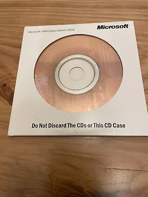 MS Microsoft Office 2003 Basic Edition For Gateway PC • $14.99