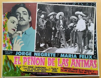 MARIA FELIX EL PEÑON DE LAS ANIMAS Original US Lobby Card Movie Poster 1942 • $24.99