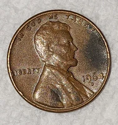 1964-D Denver Mint Lincoln Memorial 1C Penny Coin Ungraded (#K716) • $1.99