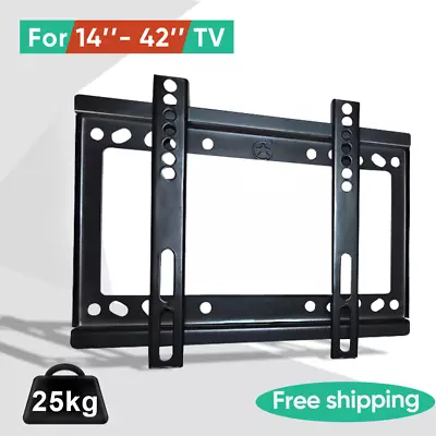 TV Wall Bracket Mount Tilt For 14 16 21 24 26 35 42 Inch LED SONY LG Samsung UK • £7.49