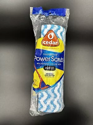 O Cedar Power Scrub Microfiber Roller Mop Refill New - Wear On Packaging • $15