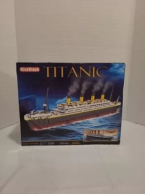 RiceBlock TITANIC Classic Cruise Ship 1333 Pcs New Sealed • $67.43