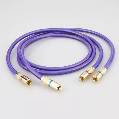 RCA Audio Interconnect Cable With Gold Plated RCA Plug • $28