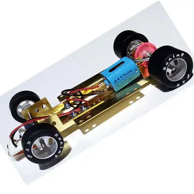 H&R Racing HRCH03 Adjustable Chassis 40000 RPM Motor Slot Car 1:24 • $49.95