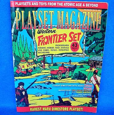 Playset Magazine #79 Marx Frontier Playset+Lido+TimMee Knights+Robin Hood • $12