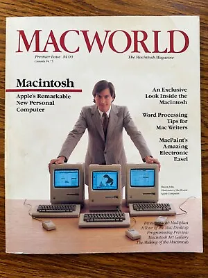 MACWORLD Premier Issue #1 1984 The Macintosh Magazine Steve Jobs RARE • $140