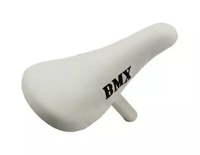 New! Absolute Genuine Bmx Kids Bicycle Saddle With Post (22.2m) In White. • $14.99