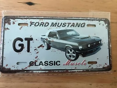 Fridge Magnet Magnetic Ford MUSTANG GT V8 COBRA SHELBY Car Tin Metal Sign Muscle • $3.95