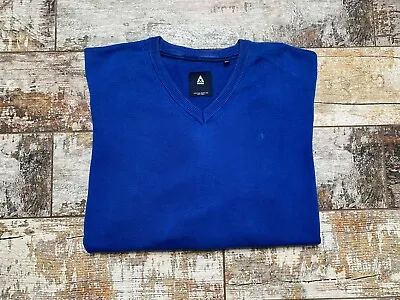 GAASTRA Men's Blue Cotton V-Neck Pullover Size XXL • $31.56