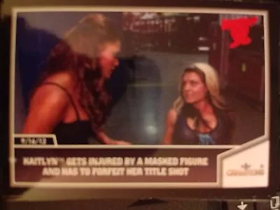 2013 Topps Best Of WWE #48 Kaitlyn Gets Injured By Masked Figure • $1
