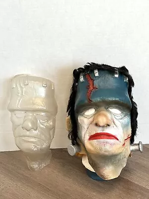 Vtg Glenn Strange Frankenstein Mask 1986 Cesar Horror Halloween • $99.95