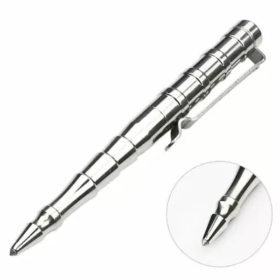 EDC Practical Stainless Steel Ball Pen Signature Tactical Pens Outdoor Tool • $15.49