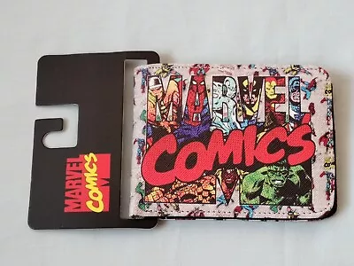 Marvel Comics Ensemble Bi Fold Wallet (Design 2) • £5.99