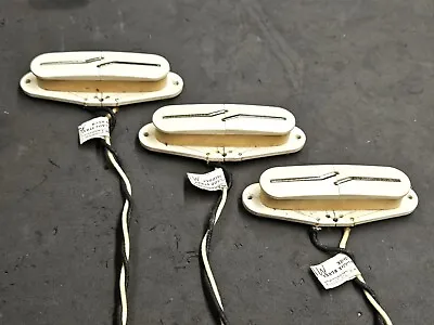 Fralin Split Blade Blues Strat Pickup Set Parchment White - Fender Stratocaster • $274.50