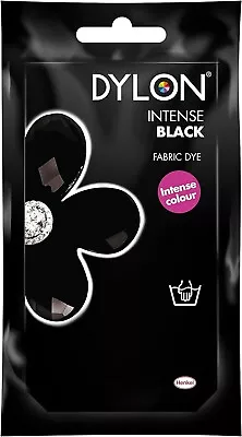 DYLON INTENSE BLACK HAND DYE FABRIC CLOTHES DYE 50g • £3.95