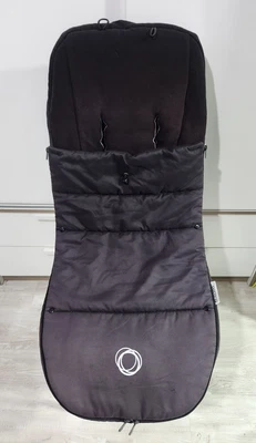 £27.99 • Buy Bugaboo Black Footmuff Cosytoes Fits Donkey Bee Buffalo Cameleon Fox FADED !