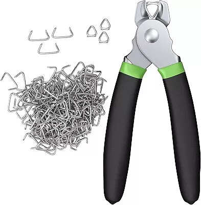 Hog Ring Pliers Kit With Rings Tool Set For Seat Cover Upholstery Durable • $15.99