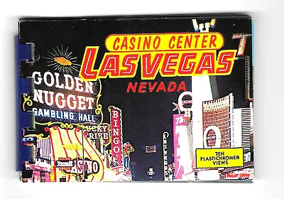 Vintage Las Vegas Casino Center Mini Photo Souvenir Booklet • $12.95