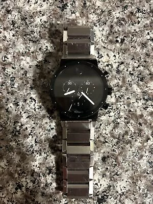 Movado Museum 44mm Stainless Steel Strap With Black Case Men's Wristwatch... • $227.50