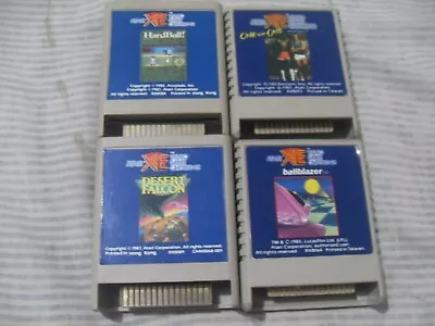 Lot 4 Games Atari 400/800/XL/XE Cartridge Tested Working XEGS Desert Falcon Ball • $39.99