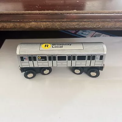 Munipals R Train Wooden NYC MTA Subway Car Toy Broadway Local • $29