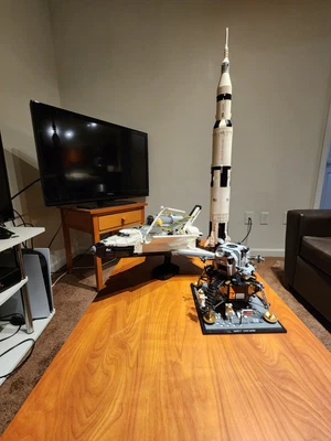 $200 • Buy Lego Space BUNDLE | Moon Lander 10266 | Saturn V 92176 | Discovery Shuttle 10283