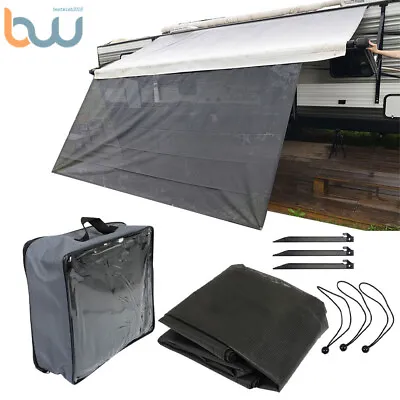 90% RV Awning Sun Shade 100% Privacy Screen 11FT-21FT For Camper Canopy Sunshade • $38