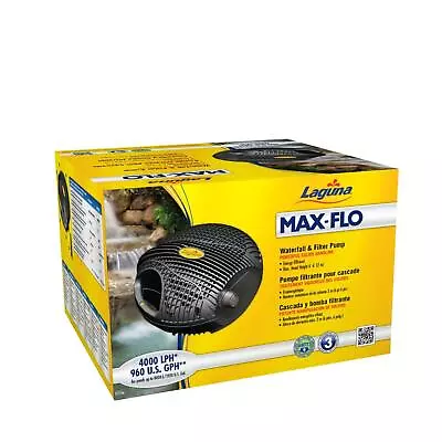 Laguna Max-Flo 960 Waterfall And Filter Pump For Ponds Up To 1920-Gallon • £125.40