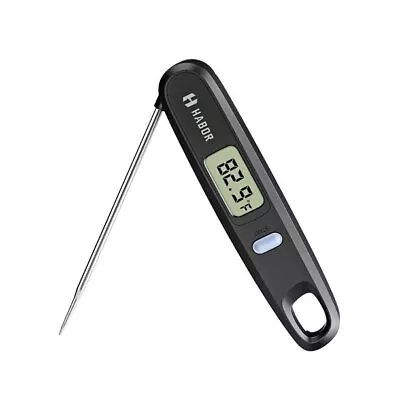 Habor 4.8  Digital Meat Probe Thermometer Cooking Jam BBQ Turkey Milk - Black • £4.99