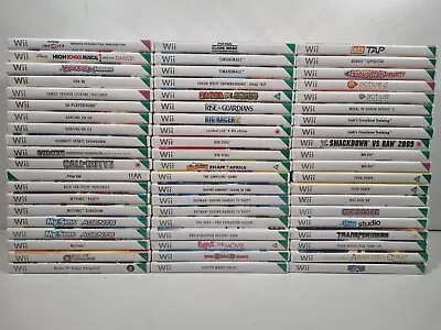 Nintendo WII Games Huge Selection Bundle Discount Available • £2.99