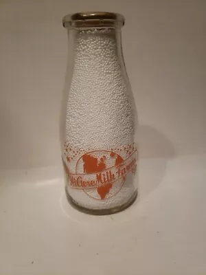 Hi Acre Milk Farms  - One Pint Milk Bottle - Heidi The Cow - PA NJ NY??? • $25