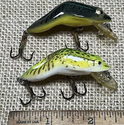 Rebel Shallow Floating Frog Vintage Fishing Lures • $7.53