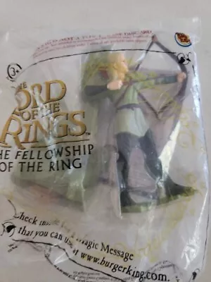 LORD OF THE RINGS Fellowship Of The Ring LEGOLAS Figure Burger King 2001  • £14.48