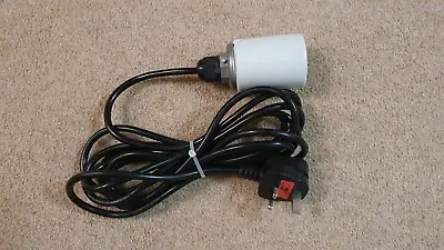 Hydroponics CFL Lamp Holder Grow Light Bulb Pendant With E40 Fitting 4m Cord • £7