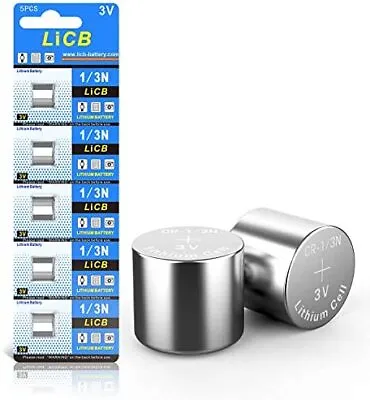 LiCB CR1/3N 3V Lithium Battery For CR11108 2L76 K58L(5-PCS)LiCB CR1/3N 3V Lith • £13.15