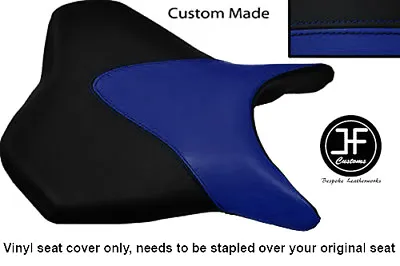 Black R Blue Vinyl Custom For Suzuki Gsx 1300 B King Bk8 Front Seat Cover 07-12 • $110.97