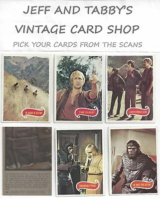 $1 • Buy 1975 Topps Planet Of The Apes. SEE DROP DOWN MENU