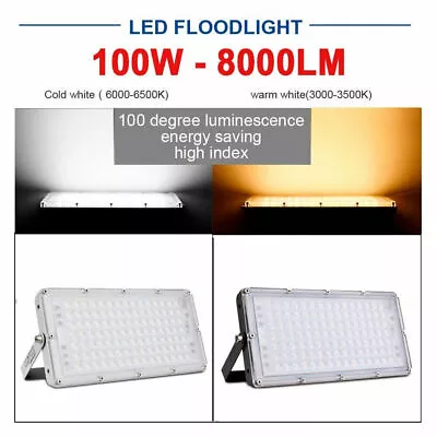 300W 200W 100W LED Flood Light Outdoor Module Spotlight Garden Yard Lamp Bright • $17.99