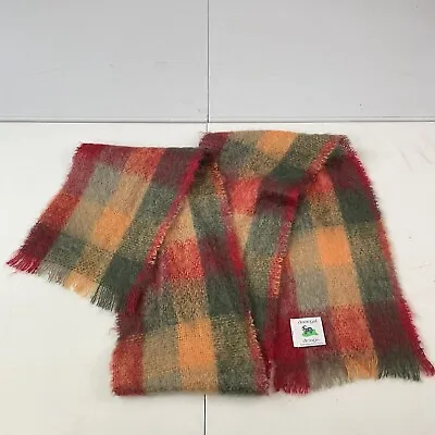 Donegal Design Mohair/wool  Hand Woven Long Scarf Size 68”x9” • $20