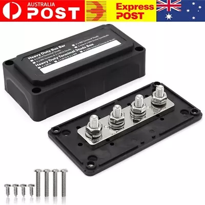 Bus Bar Power Distribution Box Terminal Block M8 300A Busbar 12V 48V Negative AU • $36.99