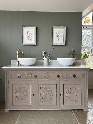 Double Vanity Sink Marble Top • £1495