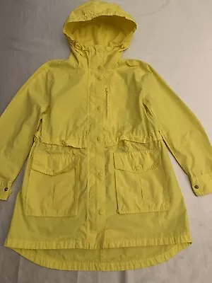 J Crew Perfect Lightweight Rain Jacket Womens XS Petite XSP Yellow H8692 👀🔥 • $25