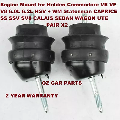 V8 Engine Mount Pair For Holden Commodore Ve Wm V8 L98 L76 Ls3 Ls2 6.0l New • $79