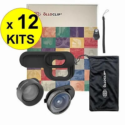 12 Kits Of Olloclip IPhone 11 ProMax Elite Pack Lens PocketPro Fisheye Macro 15X • £55