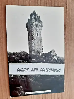 Wallace Monument Postcard 31317 Real Photo Postcard Sent Stirling 1966 • £3.99