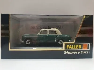 Faller Memory Cars 4324 Mercedes-Benz 220S Ponton W180 Folding Roof Bicolor... • $43.47